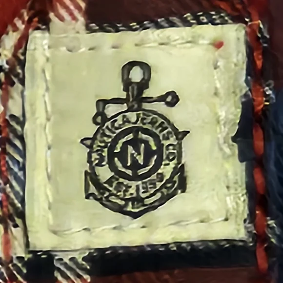 NAUTICA mens thin flannel long-sleeve Shirt SIZE LARGE MULTICOLOR LL30 - Picture 14 of 16